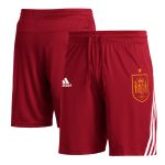 spain national team adidas club crest three-stripe aeroready shorts – red Collection – England Football Jerseys and Shirts