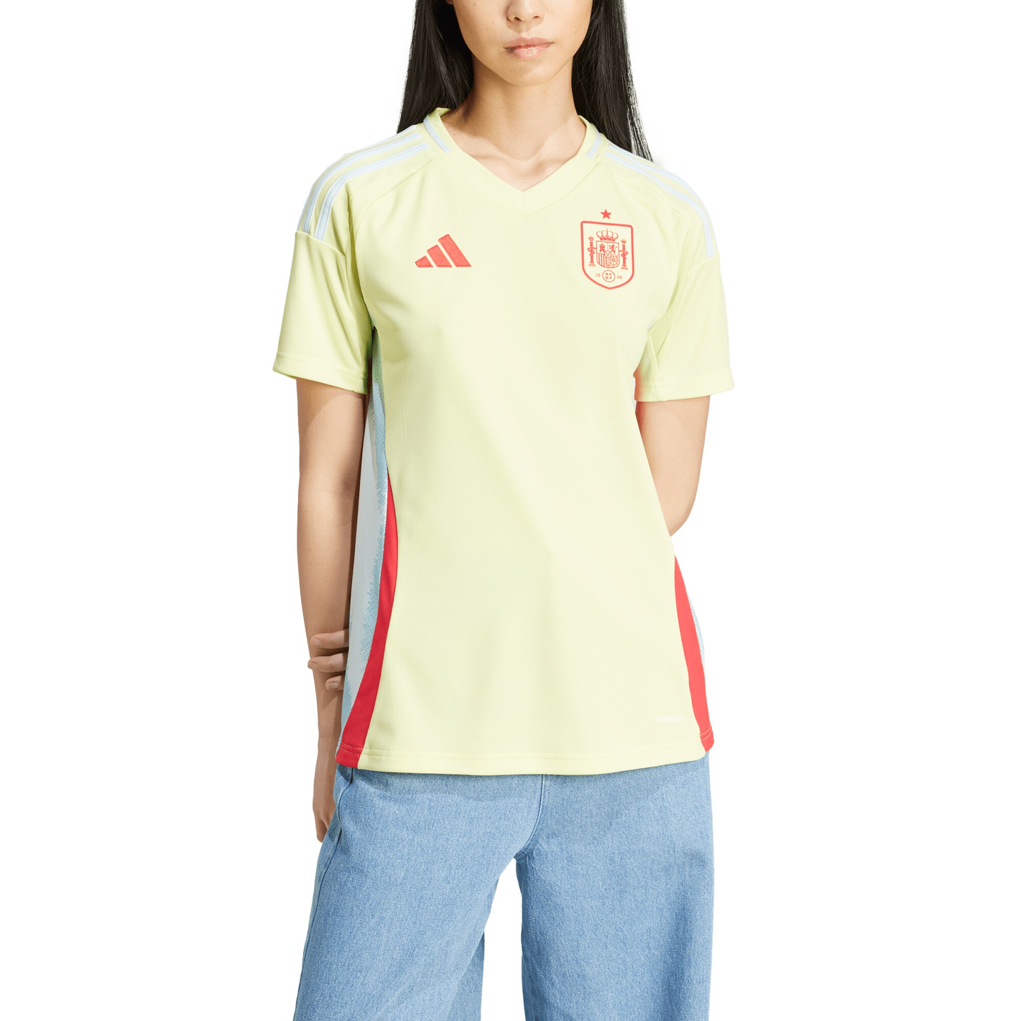 spain national team adidas women8217s 2024 away replica jersey – yellow Collection – England Football Jerseys and Shirts