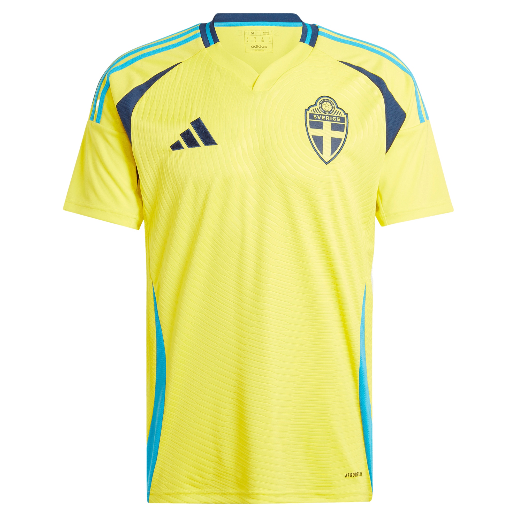sweden national team adidas 2024 home replica jersey – yellow Collection – England Football Jerseys and Shirts