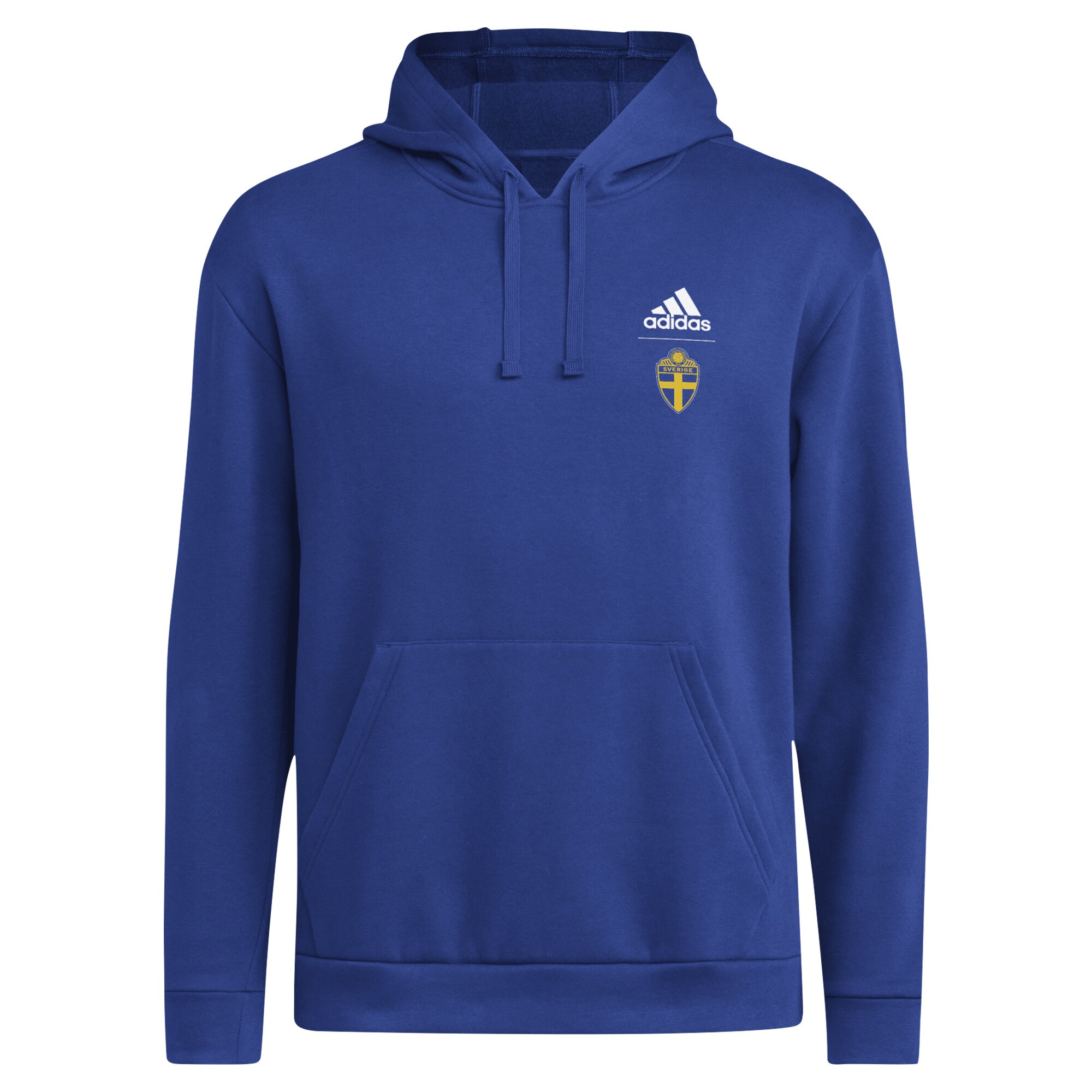 sweden national team adidas crest pullover hoodie – blue Collection – England Football Jerseys and Shirts