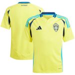 sweden national team adidas youth 2024 home replica jersey – yellow Collection – England Football Jerseys and Shirts