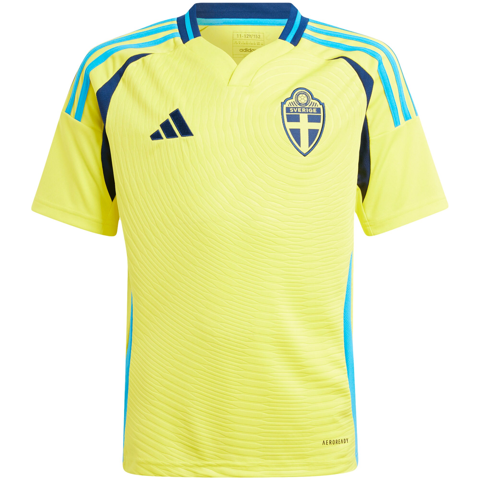 sweden national team adidas youth 2024 home replica jersey – yellow Collection – England Football Jerseys and Shirts