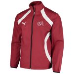 switzerland national team puma 2024 pre-match full-zip hoodie jacket – red Collection – England Football Jerseys and Shirts