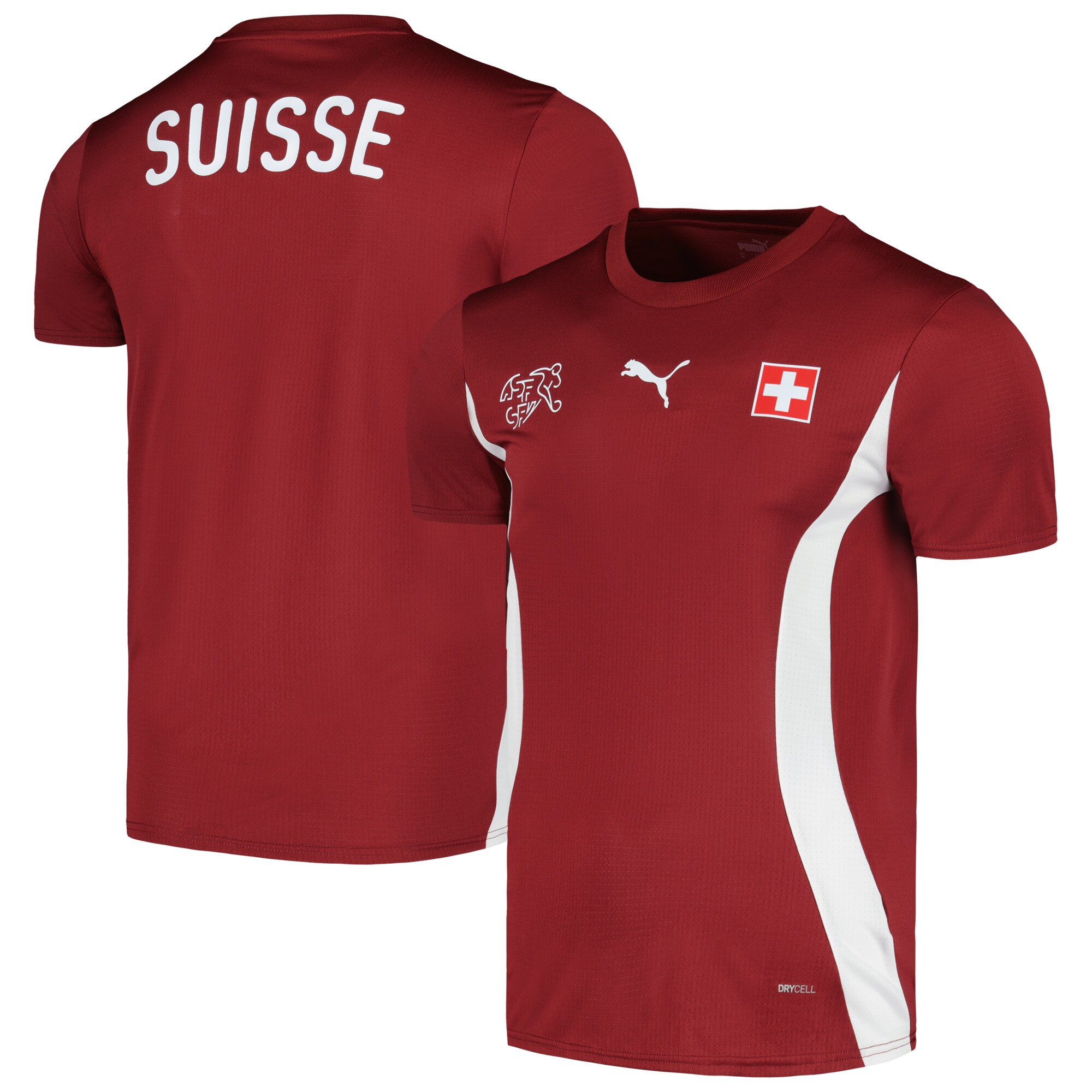switzerland national team puma 2024 pre-match jersey – red Collection – England Football Jerseys and Shirts