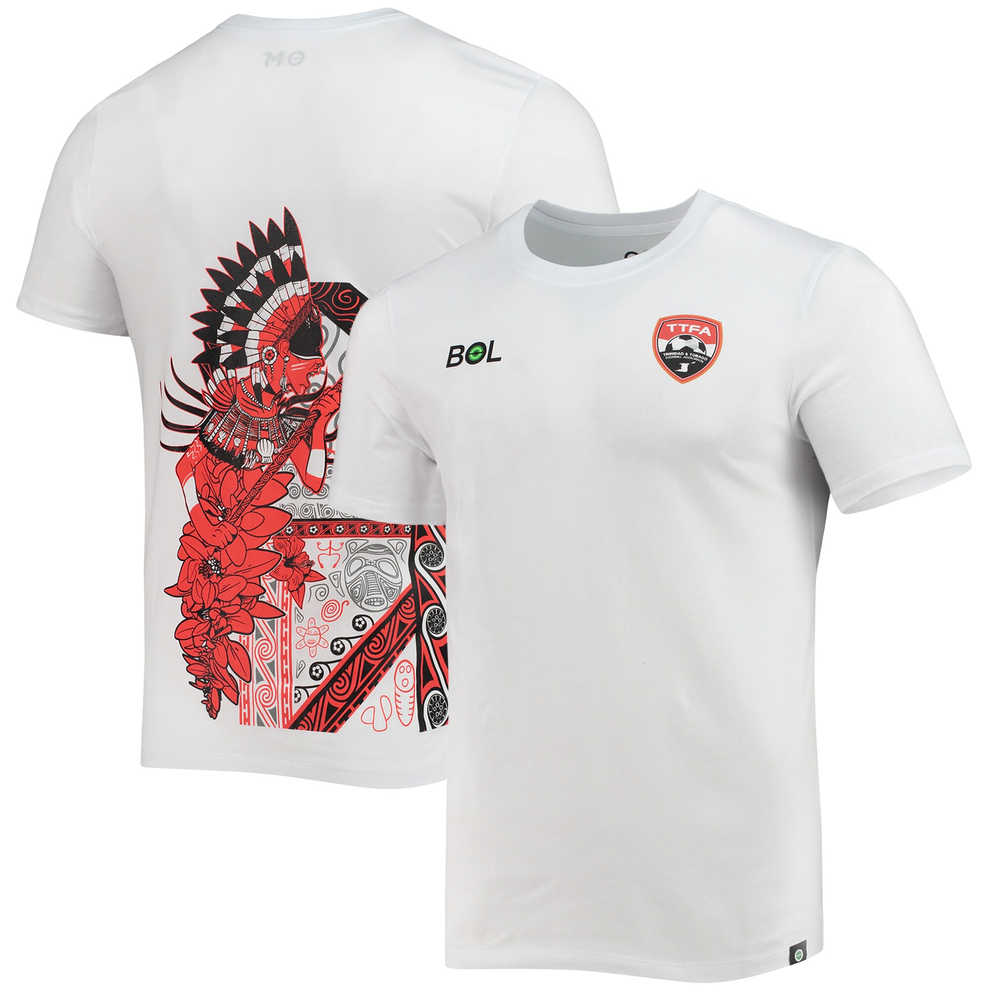 trinidad and tobago national team warrior tribal t-shirt – white Collection – England Football Jerseys and Shirts